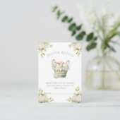 小さなラムチョップ水の色おむつラッフル エンクロージャーカード (スタンド正面)