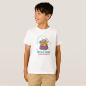 小さなリュックに大きな夢 キッズTシャツ Tシャツ (正面フル)
