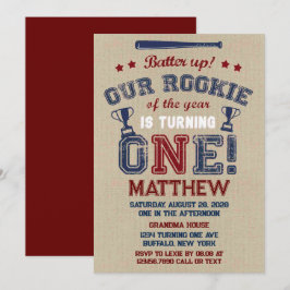 小さなルーキーをバッターで上に回す 招待状