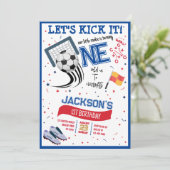 小さなルーキーサッカーの誕生日を蹴ろう 招待状 (スタンド正面)