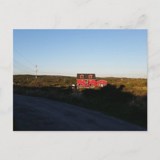 小さなレッドハウス ポストカード (正面)