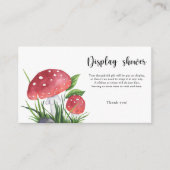 小さなレディーバグ – シャワーカードを表示 エンクロージャーカード (正面)