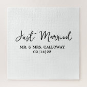 小さなレトロたった今結婚しました ジグソーパズル (縦)