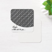 小さなレトロパターン設計のメッセージノート (デスク)