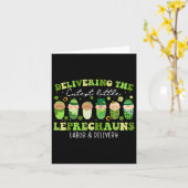 小さなレプラカーンの労働と出産サービス カード (黄色い花)
