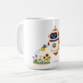小さなロボットガーデナー コーヒーマグカップ (正面左)