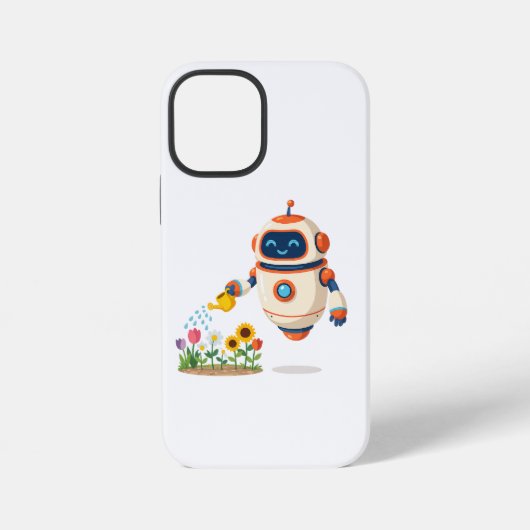 小さなロボットガーデナー iPhoneケース (裏面)