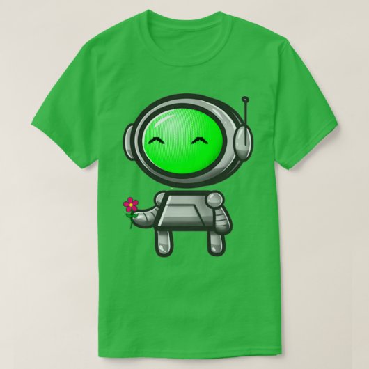 小さなロボット Tシャツ (デザイン正面)
