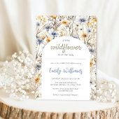 小さなワイルドフラワーの女の子のベビーシャワー招待状 招待状