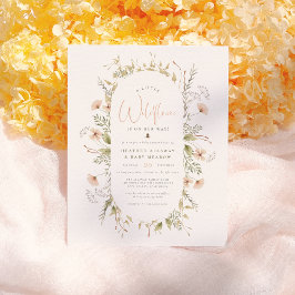 小さなワイルドフラワーボホガールベビーシャワー予算