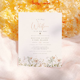 小さなワイルドフラワー素朴ボホ予算ベビーシャワー