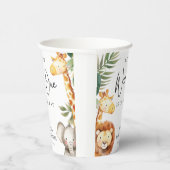 小さなワイルドワンサファリベイビーシャワー 紙コップ (右)