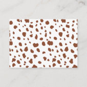 小さなワイルドワンベビーカード用の本 エンクロージャーカード (裏面)