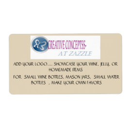 小さなワインボトル、メイスンジャー、小さな水 ラベル