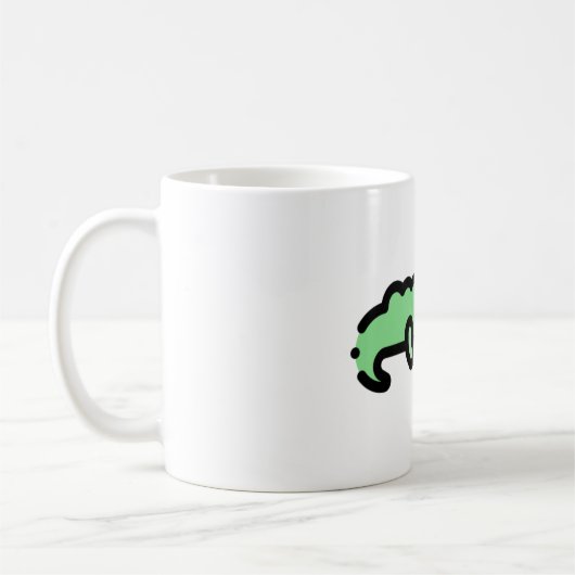 小さなワニ コーヒーマグカップ (左)