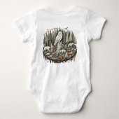 小さなワードローブ ベビーボディスーツ (裏面)