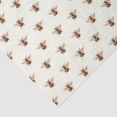 小さなヴィンテージハチのパターン 薄葉紙 (詳細)
