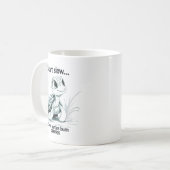 小さな一歩から...励まし コーヒーマグカップ (正面左)