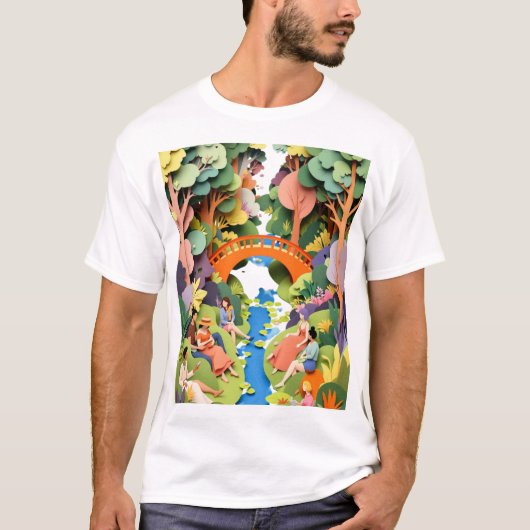 小さな一歩を毎日 – 成長のマインドセットTシャツ Tシャツ (正面)