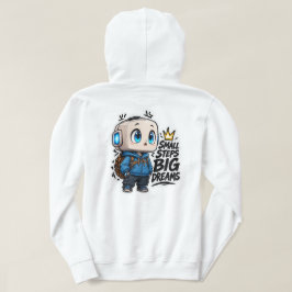 小さな一歩大きな夢 アニメロボットアパレル パーカ