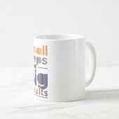 小さな一歩大きな成果 コーヒーマグカップ (正面右)