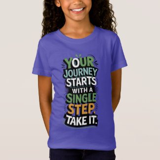小さな一歩 Tシャツ