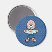 小さな一詰小僧の妖怪 マグネット (正面/裏面)