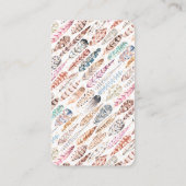 小さな七面鳥が行く途中だ！感謝祭の赤ちゃんシャワー エンクロージャーカード (裏面)