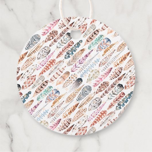 小さな七面鳥が行く途中だ！感謝祭の赤ちゃんシャワー フェイバータグ (裏面)