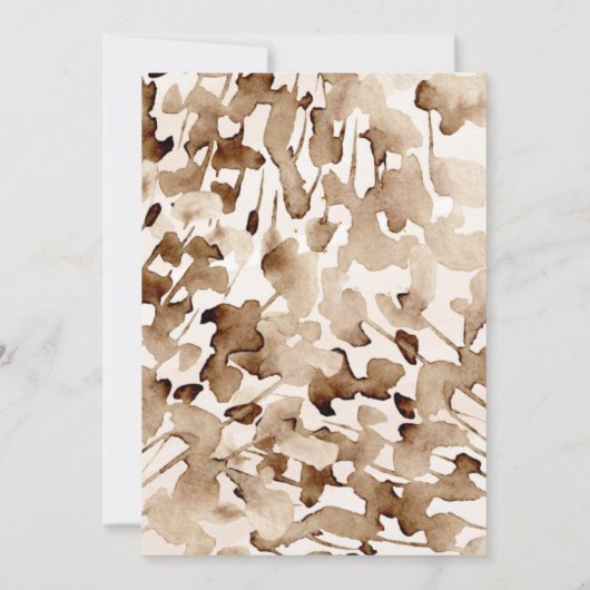 小さな七面鳥が行く途中だ！感謝祭の赤ちゃんシャワー 招待状 (裏面)