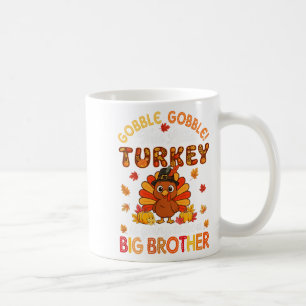 小さな七面鳥のゴブルは大きな兄弟になるぞ コーヒーマグカップ