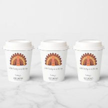 小さな七面鳥の感謝の赤ちゃんシャワー