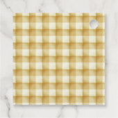 小さな七面鳥の感謝祭秋赤ちゃんシャワー フェイバータグ (裏面)