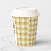 小さな七面鳥の感謝祭秋赤ちゃんシャワー 紙コップ (左)