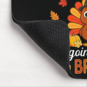 小さな七面鳥を食べるのは大きな兄弟になる マウスパッド (コーナー)