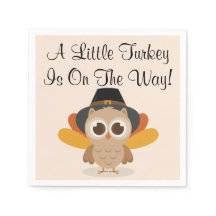 小さな七面鳥ナプキン