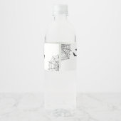 小さな不気味ブー赤ちゃんシャワー ペットボトルラベル (裏面)