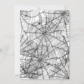 小さな不気味ブー赤ちゃんシャワー 招待状 (裏面)