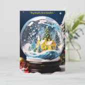 小さな世界の雪が渦巻いた:冬のワンダーランド シーズンカード (スタンド正面)