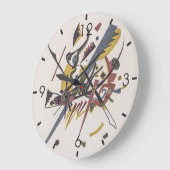 小さな世界I - Kandinsky ラージ壁時計 (傾斜)