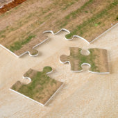 小さな中世の町モンテリゴーニのスカイライン、トスカーナ ジグソーパズル (側面)