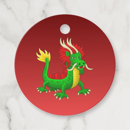 小さな中国のドラゴン フェイバータグ (正面)