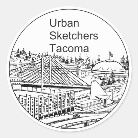 小さな丸いステッカー ラウンドシール (正面)