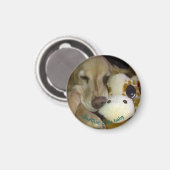 小さな丸いバーチカスとキリン磁石 マグネット (正面/裏面)