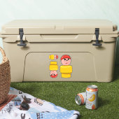 小さな丸い人々 – 不機嫌な男の子X3 シール (クーラー)