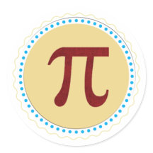 小さな丸いPiステッカー