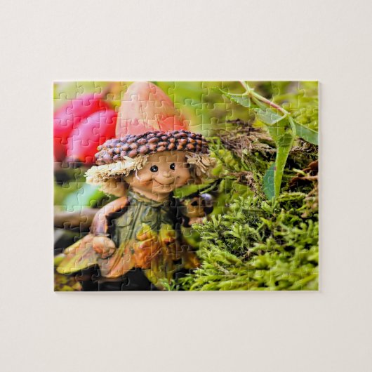 小さな人々がアイルランドに住んでいるレプレチャウン ジグソーパズル (横)