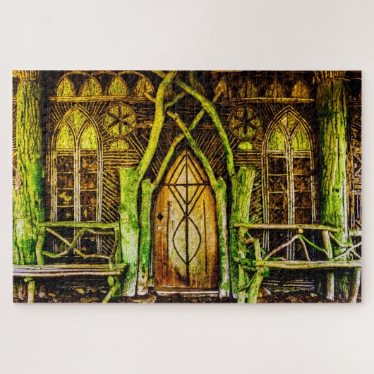 小さな人々がアイルランドに住んでいるレプレチャウン ジグソーパズル (横)