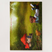 小さな人々が住んでいるレプレチャウンズJ ジグソーパズル (縦)