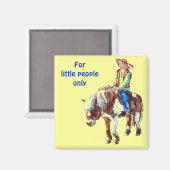 小さな人々のみ – 冷蔵庫用マグネット マグネット (正面/裏面)